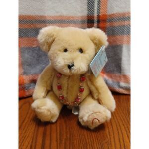 NWT Charmpals simply charming‎ plush Bear with removeable charm bracelet